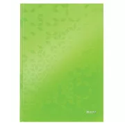 LEITZ Notebook WOW, A4, linie, verde