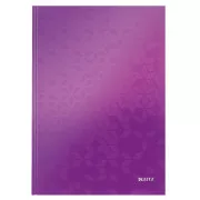 LEITZ Notebook WOW, A4, linie, violet