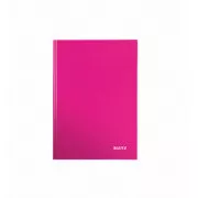 LEITZ Notebook WOW, A5, linie, roz