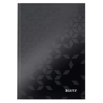 LEITZ Notebook WOW, A5, linie, negru