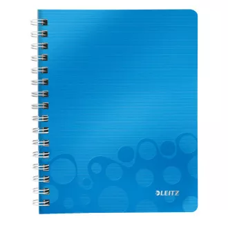 Caiet de notițe LEITZ WOW A5, PP, linie, albastru