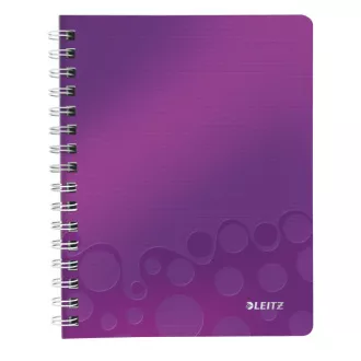 Caiet de notițe LEITZ WOW A5, PP, linie, violet Caiet de notițe LEITZ WOW A5, PP, linie, violet