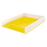LEITZ Cutie de depozitare în două culori WOW, alb/galben