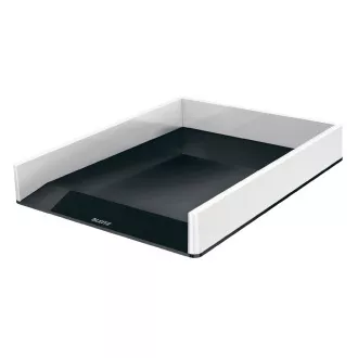 LEITZ Cutie de depozitare bicoloră WOW, alb/negru