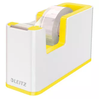 LEITZ Desfășurator de bandă WOW, alb/galben