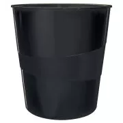 LEITZ Coș de gunoi WOW, negru