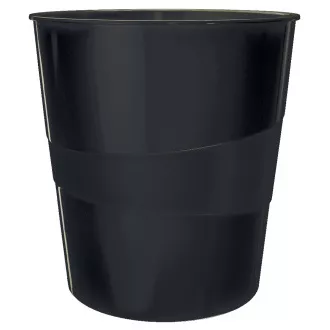 LEITZ Coș de gunoi WOW, negru LEITZ Coș de gunoi WOW, negru