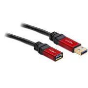 Delock Cablu prelungitor USB 3.0-A masculin/feminin 1 m Premium