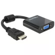 Delock Adaptor HDMI-A de sex masculin > VGA de sex feminin negru