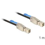 Delock Cablu Mini SAS HD x 4 SFF 8644 mascul > Mini SAS HD x 4 SFF 8644 mascul 1 m