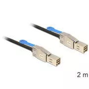 Delock Cablu Mini SAS HD x 4 SFF 8644 mascul > Mini SAS HD x 4 SFF 8644 mascul 2 m