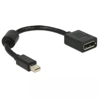 Adaptor Delock Mini Displayport mascul > Displayport mamă, negru Adaptor Delock Mini Displayport mascul > Displayport mamă, negru