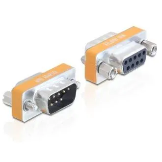 Adaptor Delock Null Modem Sub-D cu 9 pini mascul / femelă Adaptor Delock Null Modem Sub-D cu 9 pini mascul / femelă