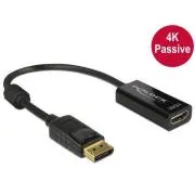 Adaptor Delock DisplayPort 1.2 mascul > HDMI mamă 4K pasiv negru