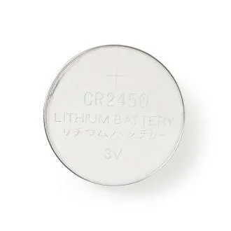 Nedis BALCR24505BL - Baterie litiu tip buton CR2450 | 3 V | 5 bucăți | Blister