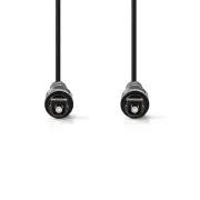 Nedis CAGB25000BK10 - Cablu audio optic | TosLink Plug - TosLink Plug | 1 m | Culoare neagră