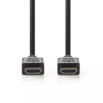 Nedis CVGB34000BK10 - Cablu HDMI™ de mare viteză cu Ethernet | Conector HDMI - Conector HDMI | 1 m | Culoare neagră Nedis CVGB34000BK10 - Cablu HDMI™ de mare viteză cu Ethernet | Conector HDMI - Conector HDMI | 1 m | Culoare neagră