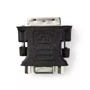 Nedis CCGB32900BK - Adaptor DVI – VGA | Mufă DVI-I 24+5 pini - Mufă VGA | Culoare neagră