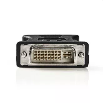 Nedis CCGB32900BK - Adaptor DVI – VGA | Mufă DVI-I 24+5 pini - Mufă VGA | Culoare neagră