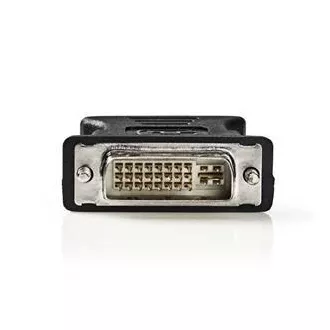 Nedis CCGB32900BK - Adaptor DVI – VGA | Mufă DVI-I 24+5 pini - Mufă VGA | Culoare neagră