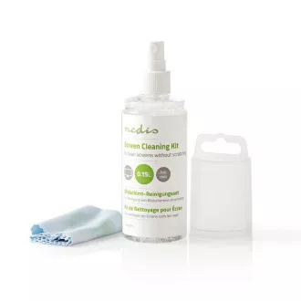 Nedis CLSN100TP - Kit de curățare a ecranului | TV | Smartphone | Tabletă | 150 ml