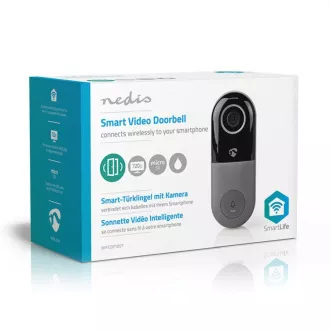 Nedis WIFICDP10GY - Sonerie inteligentă Wi-Fi cu cameră foto | control prin aplicație | slot microSD | HD 720p - Despachetat Nedis WIFICDP10GY - Sonerie inteligentă Wi-Fi cu cameră foto | control prin aplicație | slot microSD | HD 720p - Despachetat
