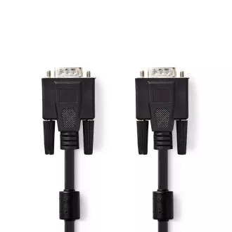 Nedis CCGB59000BK20 - cablu VGA | Mufă VGA - Mufă VGA | 2 m | Culoare neagră Nedis CCGB59000BK20 - cablu VGA | Mufă VGA - Mufă VGA | 2 m | Culoare neagră