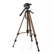 Nedis TPOD2300BZ - trepied | rotație și înclinare | max. 3,5 kg | 161 cm | negru/argintiu