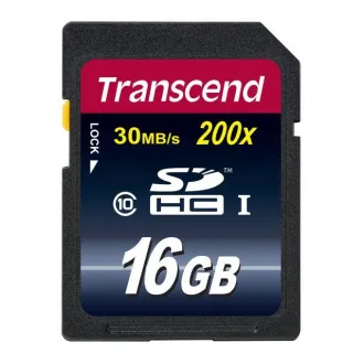 Card de memorie Transcend 16GB SDHC (Clasa 10) UHS-I 200x (Premium)