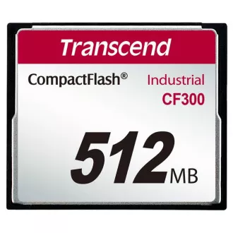 Transcend 512MB INDUSTRIAL CF300 CF CARD, card de memorie de mare viteză 300X (SLC) Transcend 512MB INDUSTRIAL CF300 CF CARD, card de memorie de mare viteză 300X (SLC)