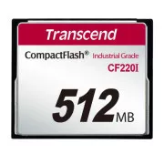 Transcend 512MB INDUSTRIAL TEMP INDUSTRIAL CF220I CF CARD (SLC) Disc fix și UDMA5