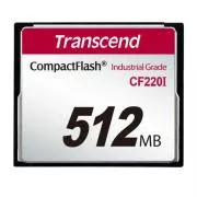 Transcend 512MB INDUSTRIAL TEMP INDUSTRIAL CF220I CF CARD (SLC) Disc fix și UDMA5