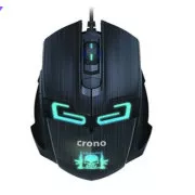 Crono CM647 - mouse optic pentru jocuri, conector USB, rezoluție 800/1200/1600 DPI , iluminare din spate albastră