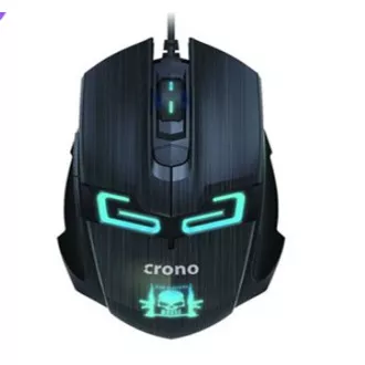 Crono CM647 - mouse optic pentru jocuri, conector USB, rezoluție 800/1200/1600 DPI , iluminare din spate albastră
