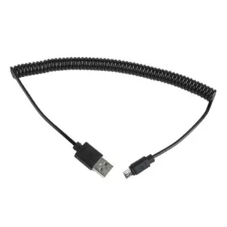 Cablu GEMBIRD CABLEXPERT USB A mascul/Micro USB mascul 2.0, 1.8m, Negru, răsucit Cablu GEMBIRD CABLEXPERT USB A mascul/Micro USB mascul 2.0, 1.8m, Negru, răsucit