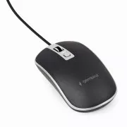 Mouse Gembird MUS-4B-06, USB, negru-argintiu