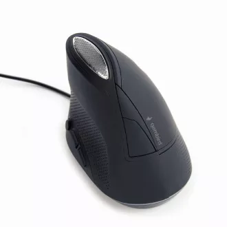 Mouse Gembird MUS-ERGO-03, USB, ergonomic, negru
