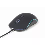 Mouse Gembird MUS-UL-02, retroiluminat, 2400DPI, USB, negru