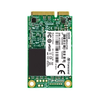 TRANSCEND MSA370S disc SSD de 64 GB mSATA, SATA III 6 Gb/s (MLC), 520 MB/s R, 100 MB/s W