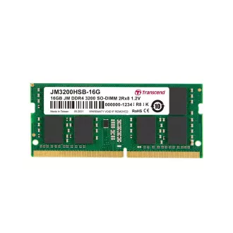Memorie Transcend 16 GB (JetRam) SODIMM DDR4 3200 2Rx8 CL22