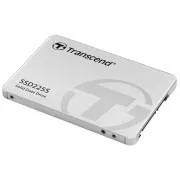 TRANSCEND SSD225S Disc SSD de 500 GB, 2.5'', SATA III 6 Gb/s, 3D TLC, Carcasă din aluminiu, 530 MB/s R, 480 MB/s W, argintiu