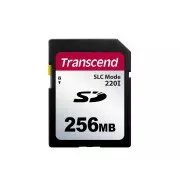 Card de memorie industrial Transcend 256MB SD220I MLC (mod SLC), 22MB/s R,20MB/s W, negru