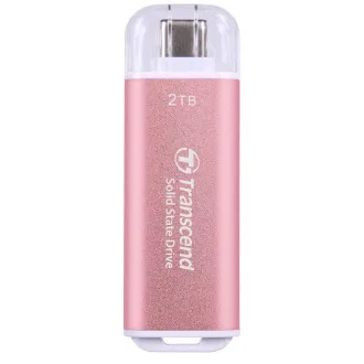 Transcend ESD300P 2TB, SSD extern, USB 10Gbps, tip C, 1050MB/R, 950MB/W, roz