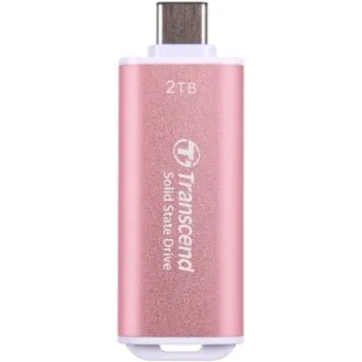 Transcend ESD300P 2TB, SSD extern, USB 10Gbps, tip C, 1050MB/R, 950MB/W, roz