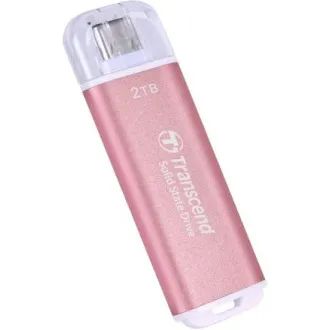 Transcend ESD300P 2TB, SSD extern, USB 10Gbps, tip C, 1050MB/R, 950MB/W, roz