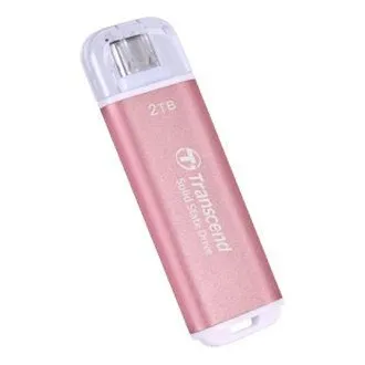 Transcend ESD300P 2TB, SSD extern, USB 10Gbps, tip C, 1050MB/R, 950MB/W, roz