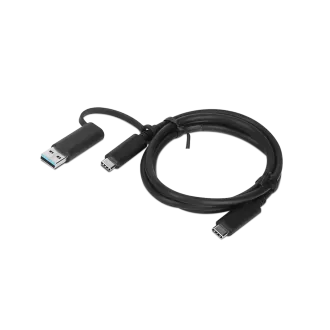 Cablu Lenovo USB-C / USB-A+USB-C Hybrid 1m