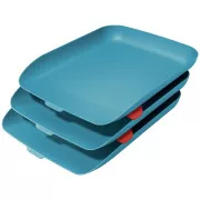 LEITZ Suport documente cu organizator Cosy set de 3 calm blue