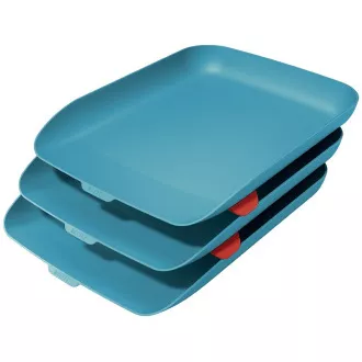 LEITZ Suport documente cu organizator Cosy set de 3 calm blue