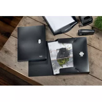 LEITZ Cutie de documente ecologică RECYCLE, PP, negru